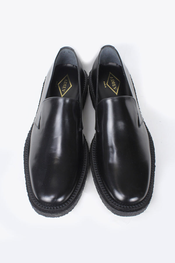 TYPE 139 SLIPPER NATURAL RUBBER SOLE / BLACK [40%OFF]