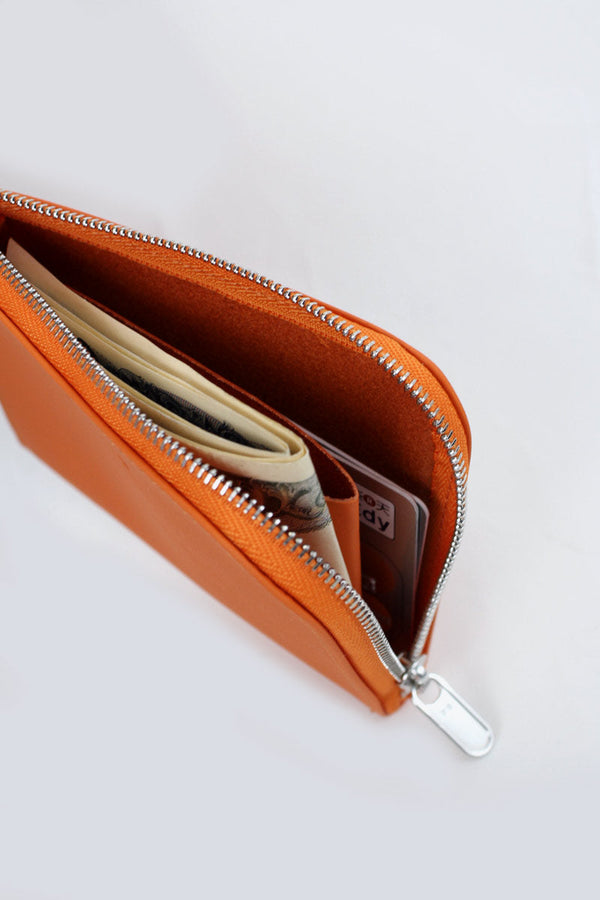 CM52 LEATHER WALLET / ORANGE