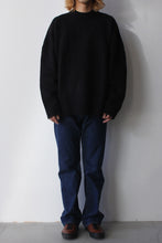 Load image into Gallery viewer, MINT SWEATER / BLACK CHUNKY WOOL [30%OFF]