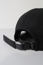 Load image into Gallery viewer, WATER PROOF MELTON WOOL LITTLE BRIM CAP /  BLACK [20%OFF]