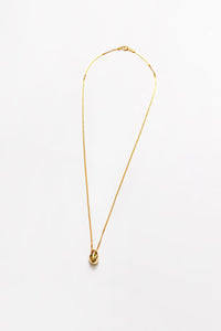 MOE NECKLACE / 14K GOLD PLATED BRONZE