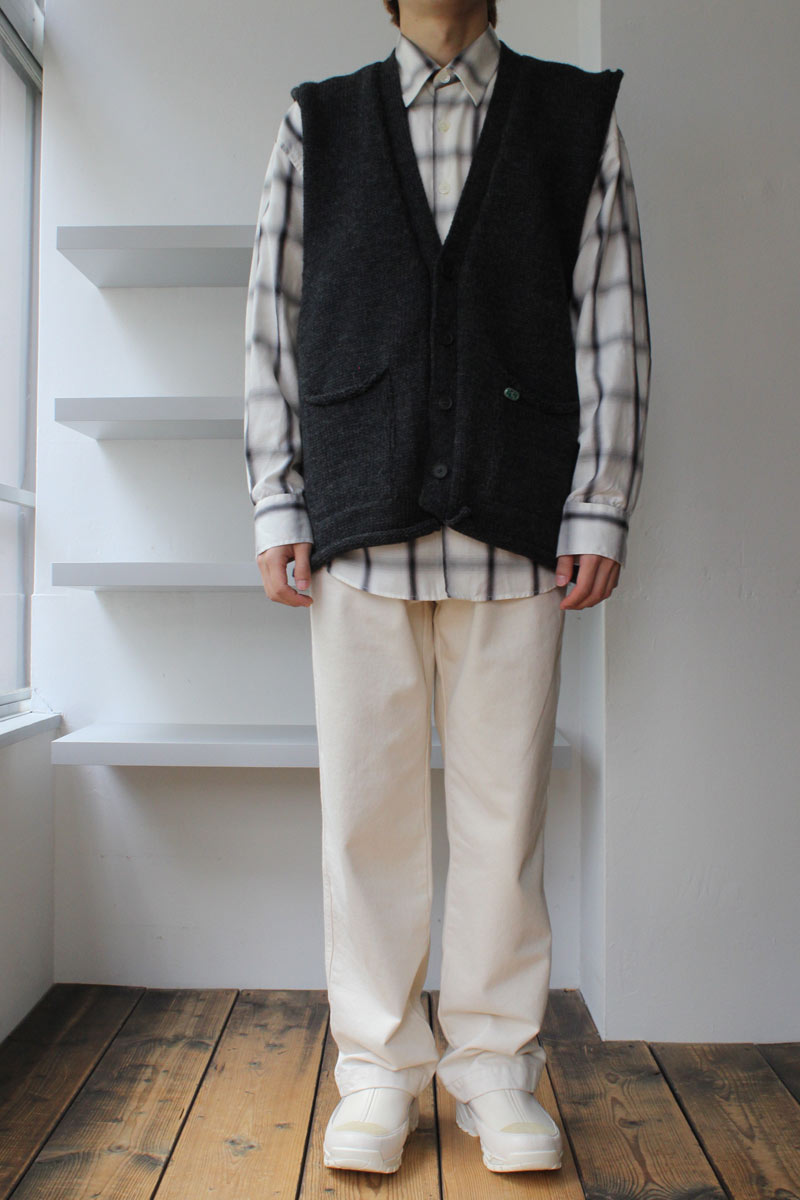 MARIUM VEST / CHARCOAL [60%OFF]