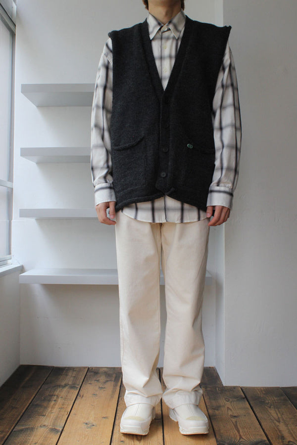 MARIUM VEST / CHARCOAL [60%OFF]