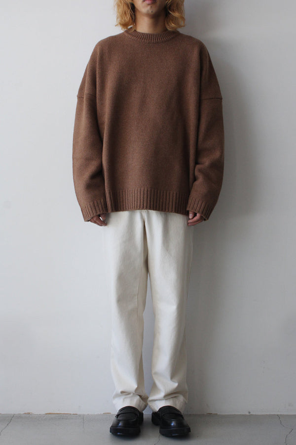 MINT SWEATER / BEIGE CHUNKY WOOL [60%OFF]