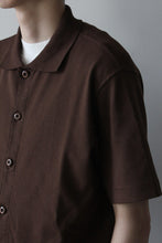 Load image into Gallery viewer, S/S PLACKET POLO / PURE BROWN [20%OFF]