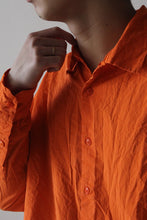 Load image into Gallery viewer, BIG RACCOURCIE SHIRT - PAPER COTTON / ORANGE [30%OFF]