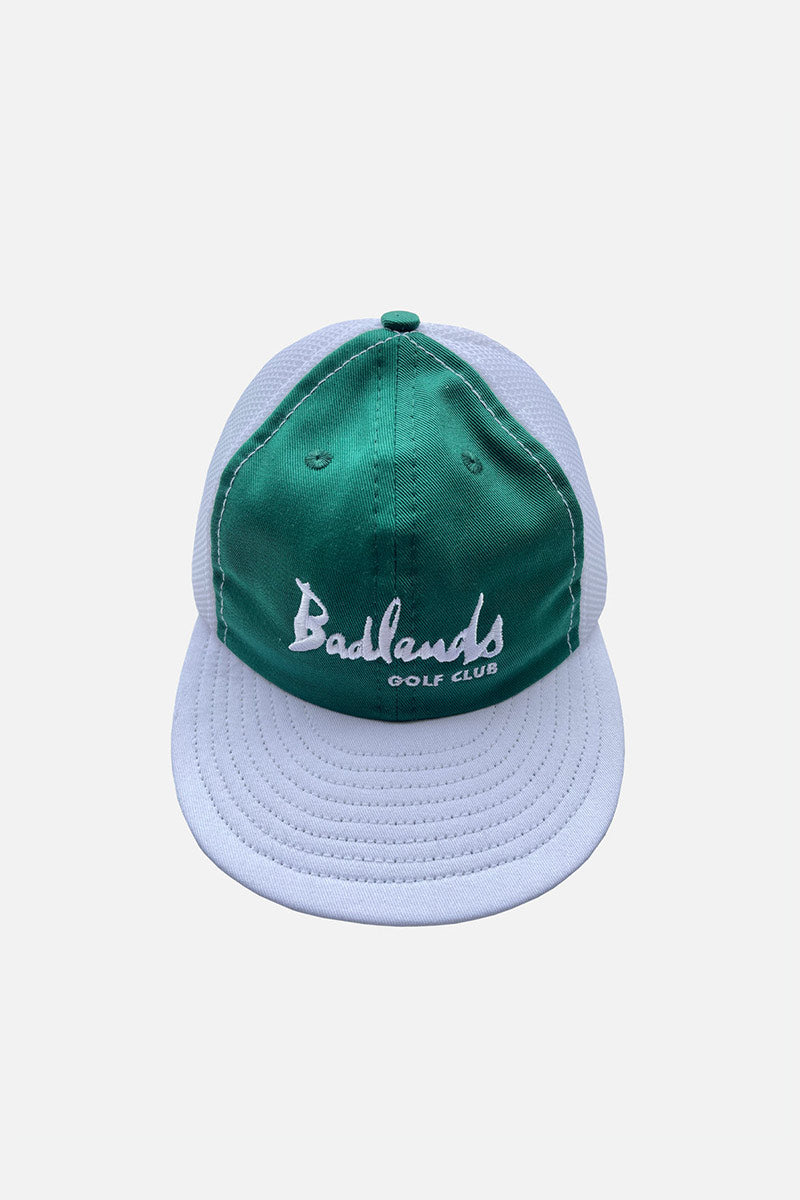 BADLANDS CAP - SOFT VISOR / TRUCKER WHITE/GREEN [50%OFF]