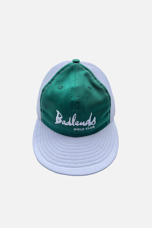 BADLANDS CAP - SOFT VISOR / TRUCKER WHITE/GREEN [50%OFF]