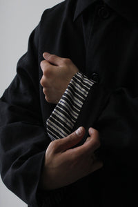 BIG BLOBBY COAT - WVLIN / BLACK