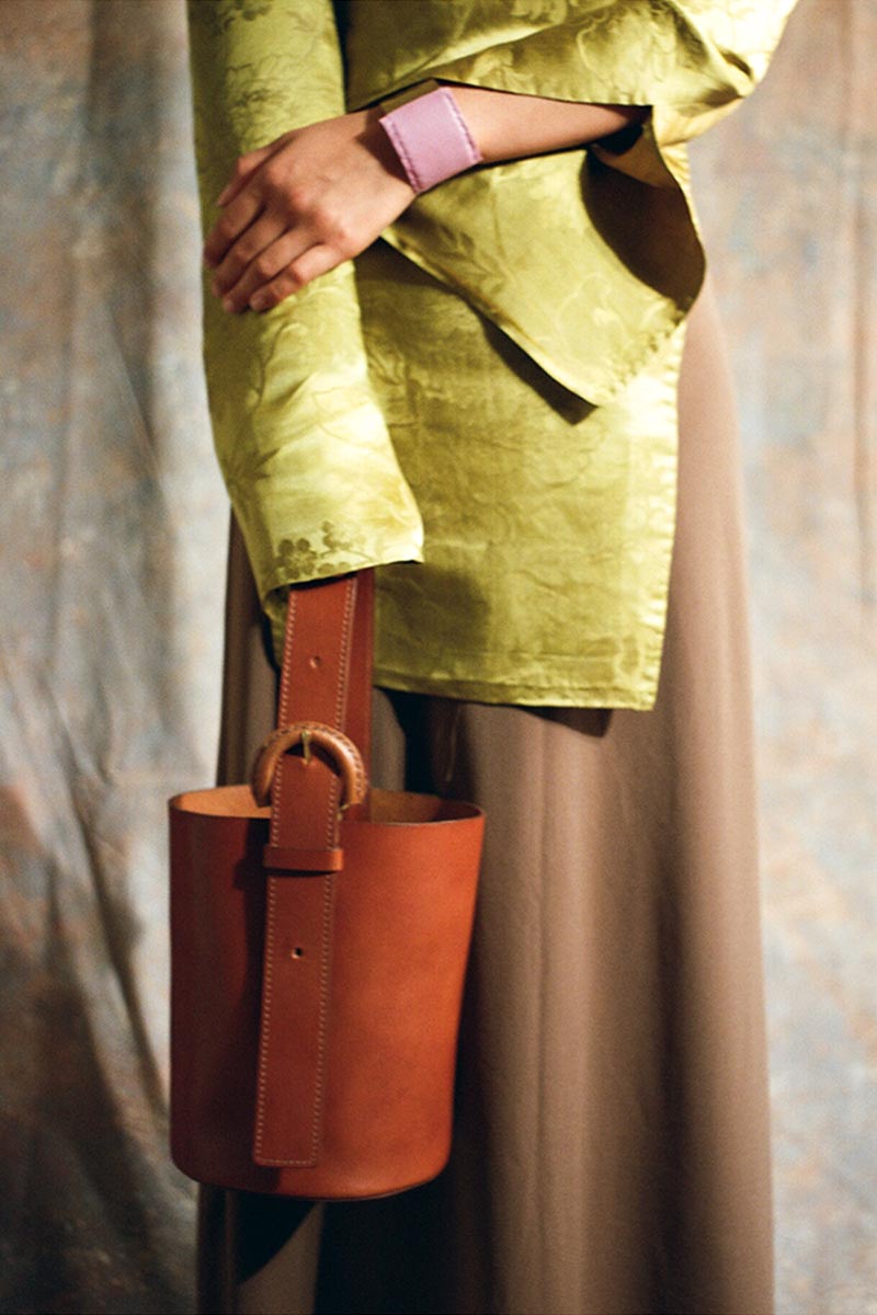 MINI DUNE BAG / SADDLE BROWN [70%OFF]