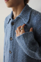 Load image into Gallery viewer, BIG CARDIGAN / FUNKY BLUE ACRYLIC [30%OFF]