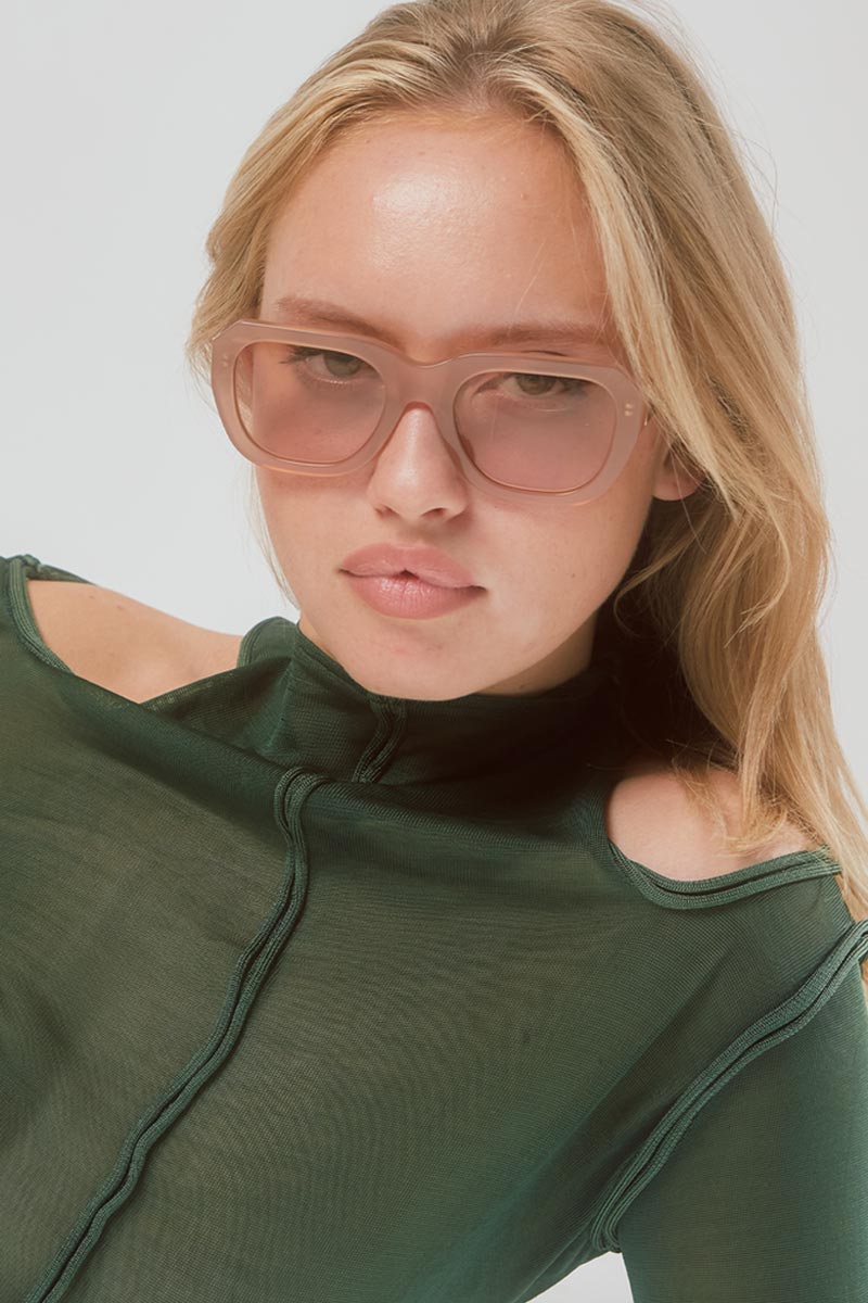 LUCKY DICE SUNGLASSES / MAUVE