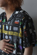 Load image into Gallery viewer, NOTCH SS OBSOLETE SHIRT / BLACK AND MULTI [30%OFF]