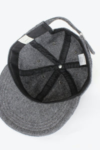 FLOPPY BALL CAP / GREY WOOL TWILL