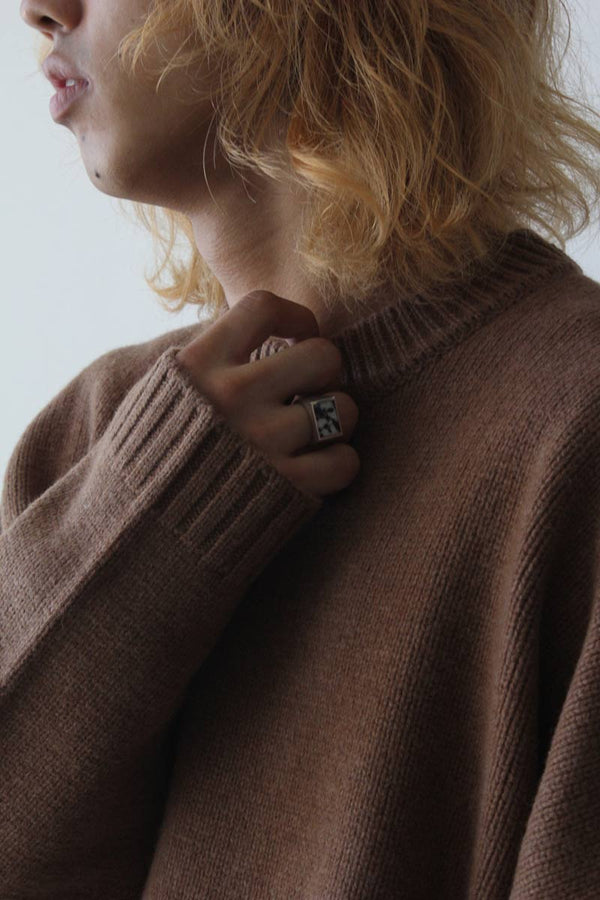 MINT SWEATER / BEIGE CHUNKY WOOL [60%OFF]