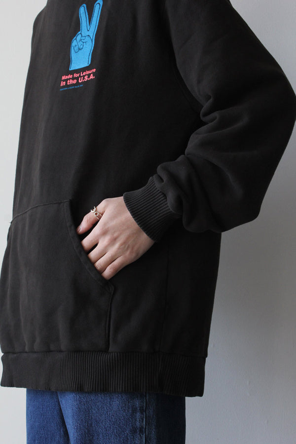 MADE FOR LEISURE HOODIE / FADED BLACK [70%OFF]