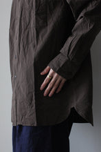 画像をギャラリービューアに読み込む, BIG RACCOURCIE SHIRT - PAPER COTTON / EARTH [20%OFF]