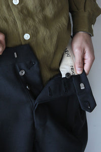 WOOL HOPSACK STANDARD TYPE I / BLACK [金沢店]