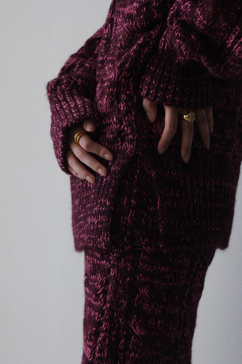 SOLA TURTLENECK / BURGUNDY [70% OFF]