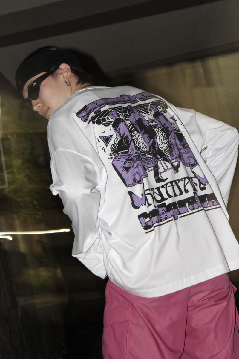 SPECTRUM LS TEE / WHITE [50%OFF]