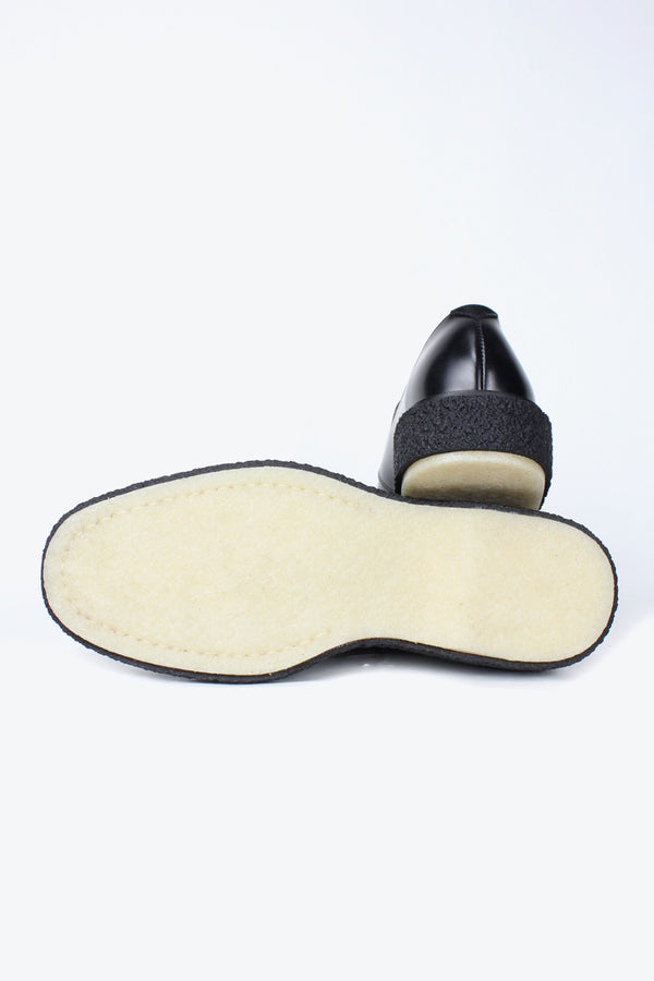 TYPE 139 SLIPPER NATURAL RUBBER SOLE / BLACK [40%OFF]