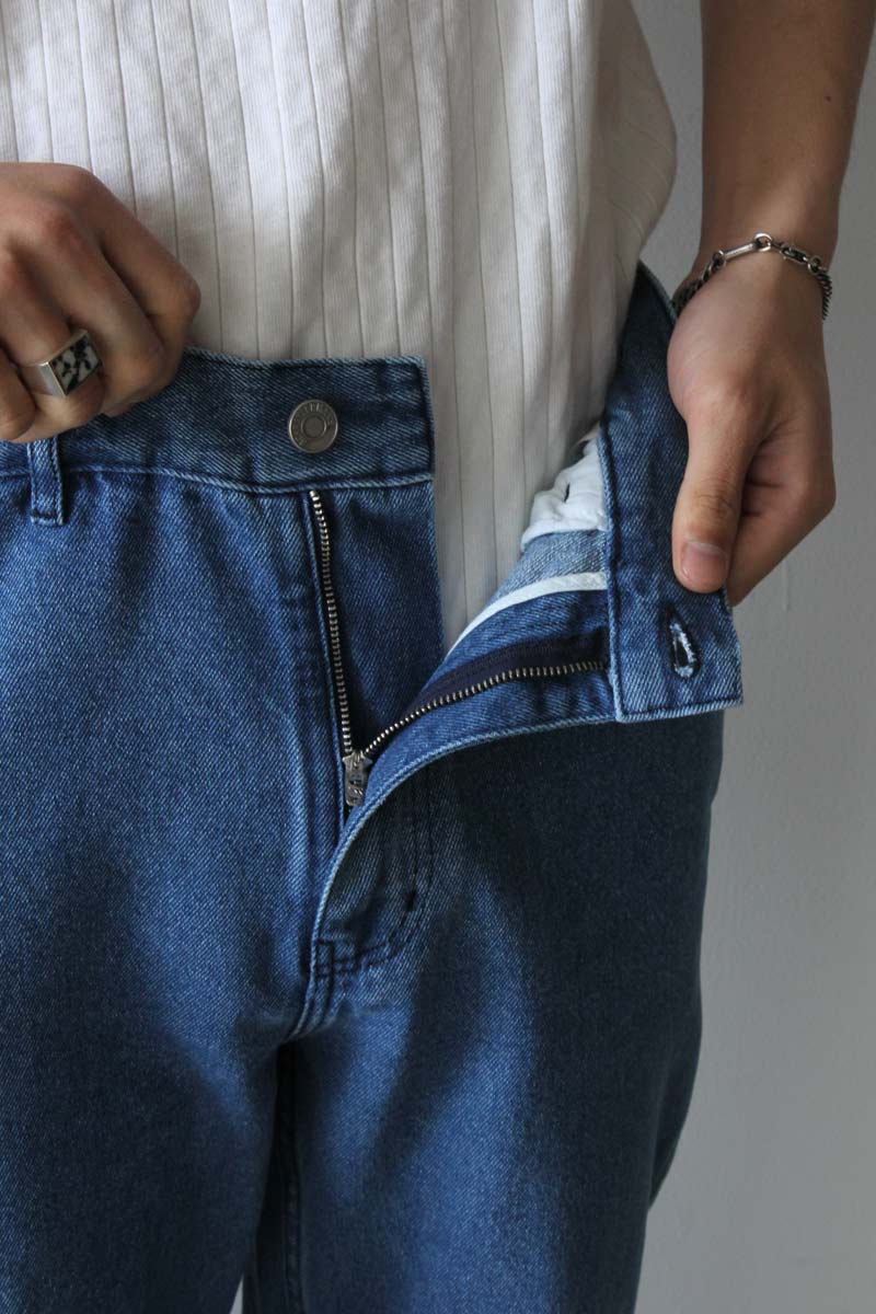 TROUSERS ALEF DENIM / WASHED BLUE [70%OFF]