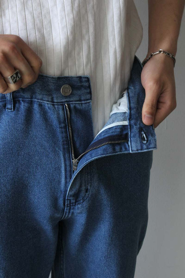 TROUSERS ALEF DENIM / WASHED BLUE [70%OFF]