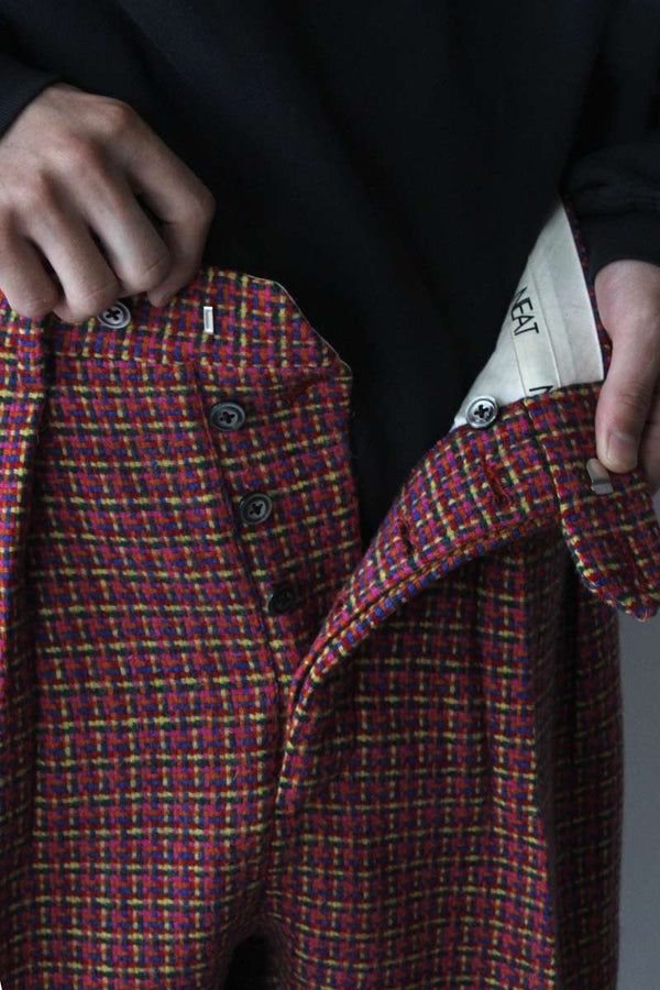 HARRIS TWEED CHINDONYA BASKET WEAVE STANDARD / MULTI [金沢店]
