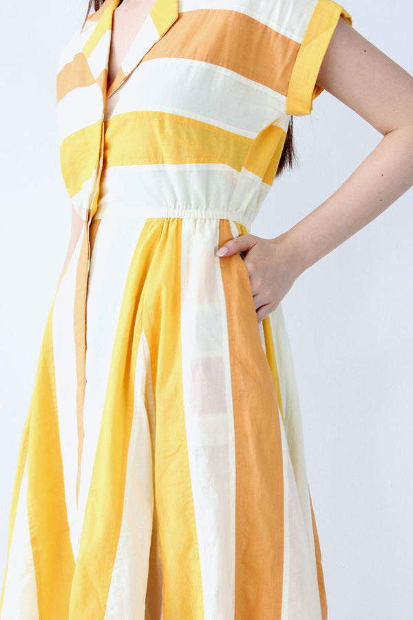 RALLY DRESS / TANGERINE MULTI [90%OFF]