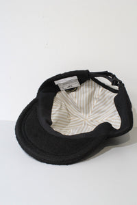 FLEECE LITTLE BRIM CAP / BLACK
