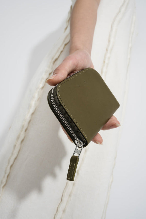 CM3.1 LEATHER WALLET / DARK OLIVE