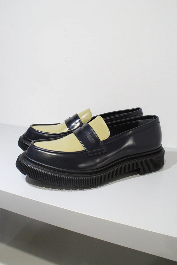 TYPE 159 SPECIAL LOAFER INJECTED TPU RUBBER SOLE  /  NAVY/SAND [STOCK EXCLUSIVE] [50%OFF]