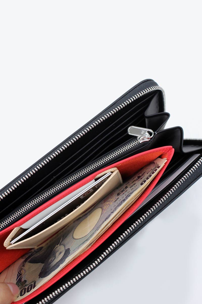 CM21 LEATHER LONG WALLET / ORANGE
