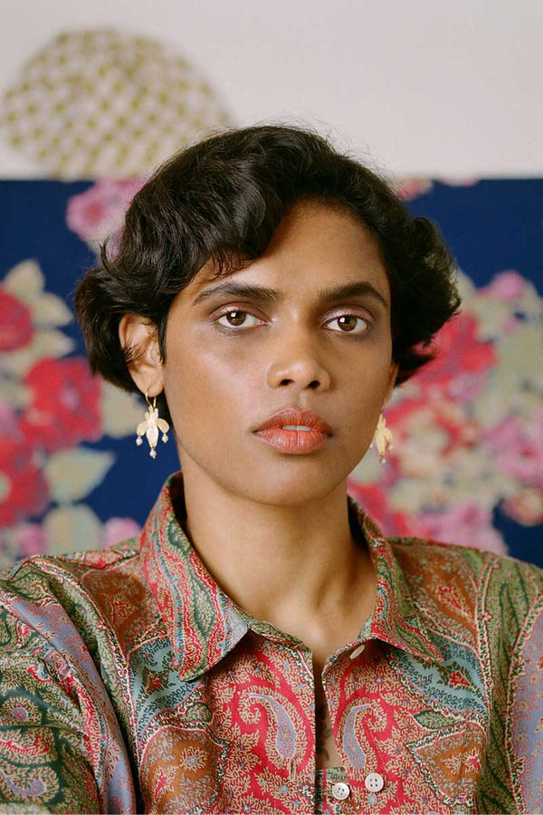 VUELO EARRINGS / GOLD PLATED SILVER [40%OFF]