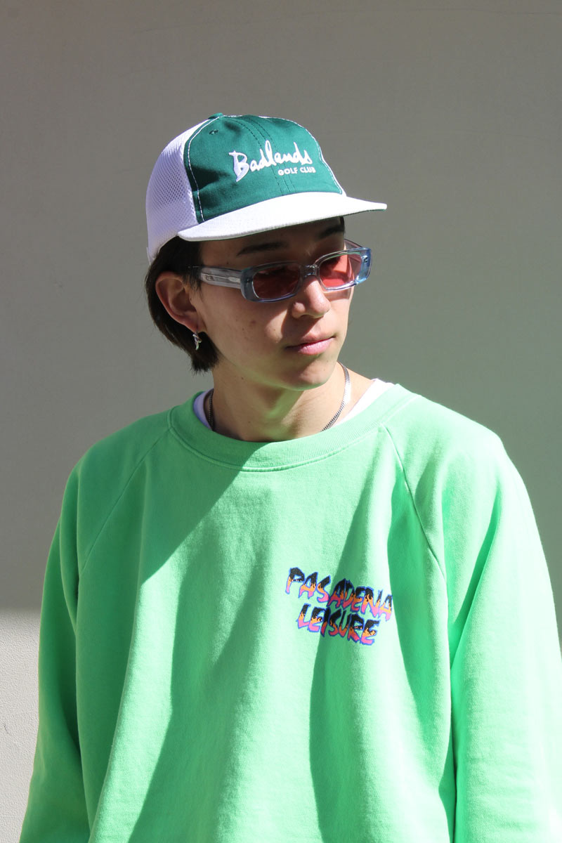 BADLANDS CAP - SOFT VISOR / TRUCKER WHITE/GREEN [50%OFF]