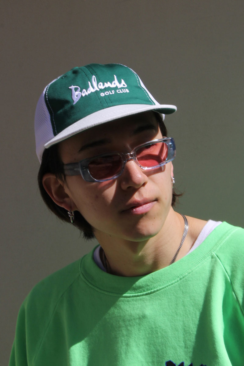BADLANDS CAP - SOFT VISOR / TRUCKER WHITE/GREEN [50%OFF]