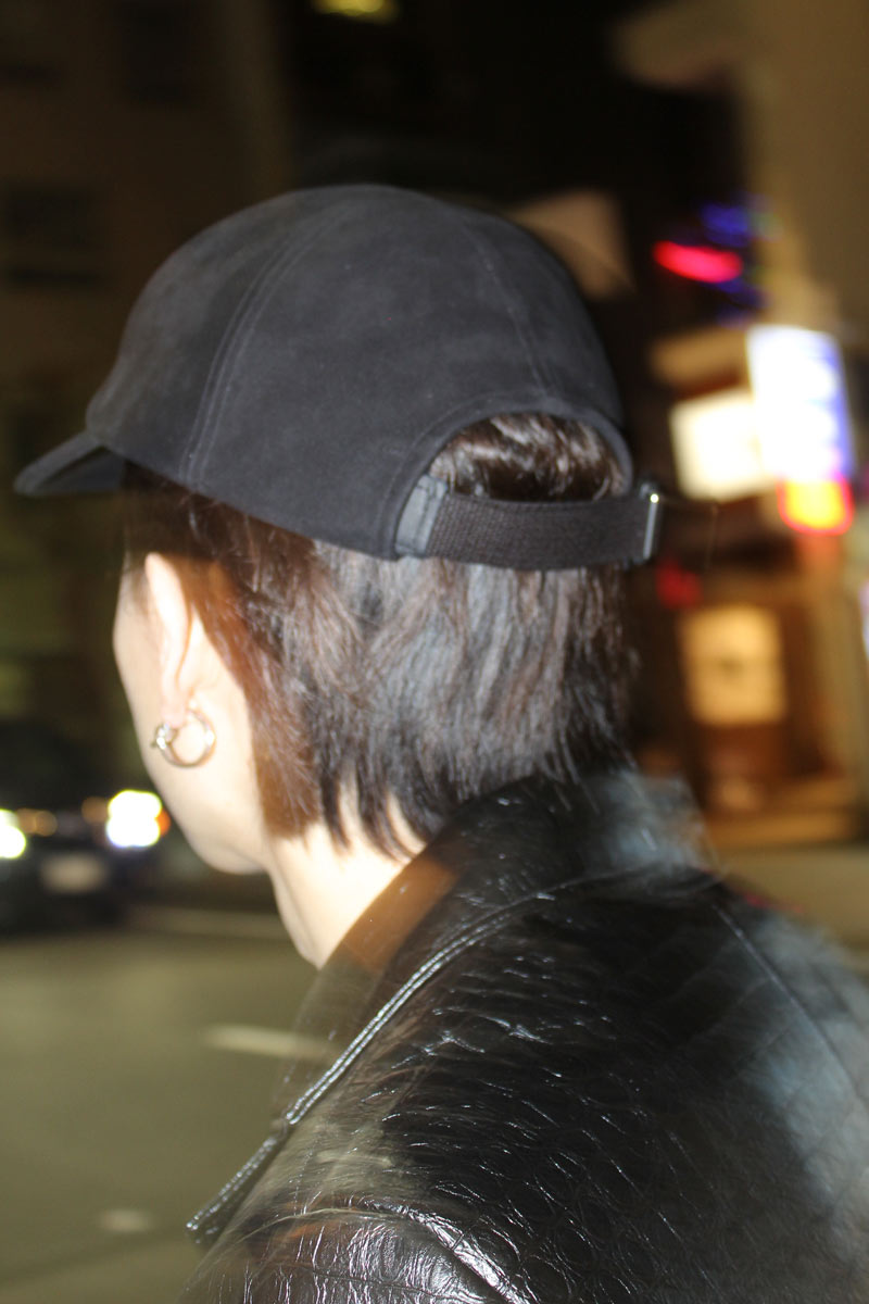 COMESANDGOES | SHEEP SUEDE CAP / BLACK スエード レザーキャップ – STOCK