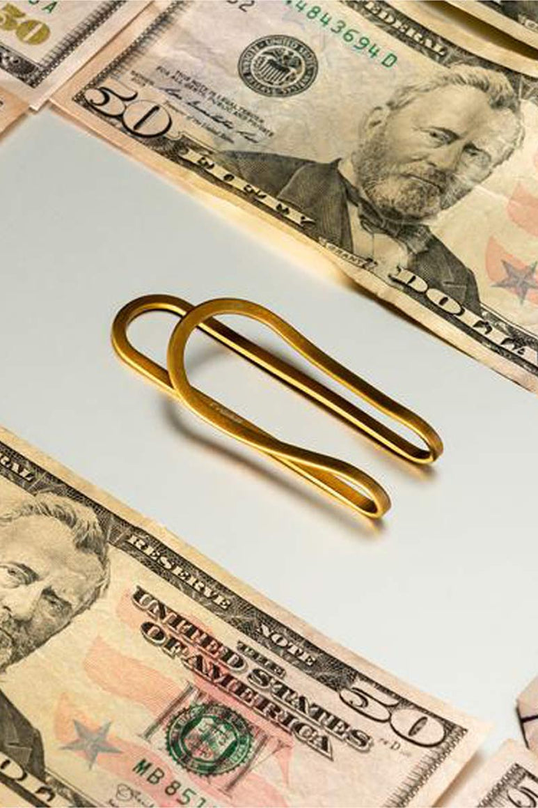 STATION MONEY CLIP / VAPOR BRONZE