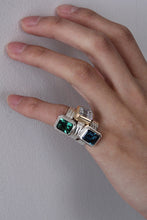 Load image into Gallery viewer, RING NO.607 / SILVER 925/LONDON BLUETOPAZ