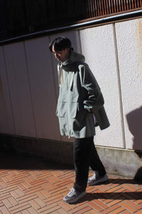 HIGH COUNT WEATHER HOODIE JACKET / KHAKI