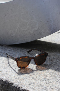 02.2M SQUARE SUNGLASSES / TORTOISE