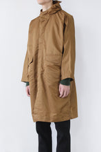 Load image into Gallery viewer, NYLON HOODED LONG COAT / BEIGE [30%OFF]