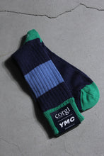 Load image into Gallery viewer, COTTON RIB SPORTS SOCKS / NAVY/BLUE/GREEN [30%OFF]