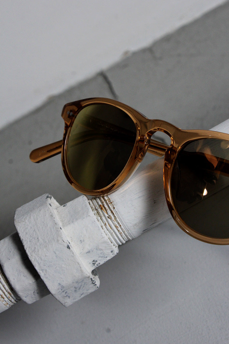 #002 ROUND SUNGLASSES / PEACH