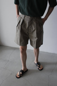 NEAT | MASTERSHIELD COTTON CARGO SHORTS / BEIGE カーゴショーツ – STOCK