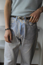 Load image into Gallery viewer, THIRD CUT / BLUE FOIL DENIM [20%OFF]