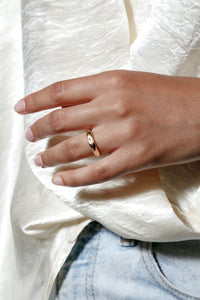 NORA RING / 14K GOLD PLATED BRONZE