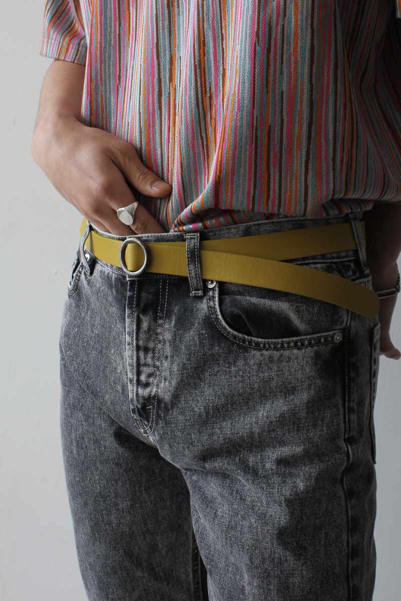 SEFR | CIRCLE BELT / PICUAL ナローレザーベルト – STOCK