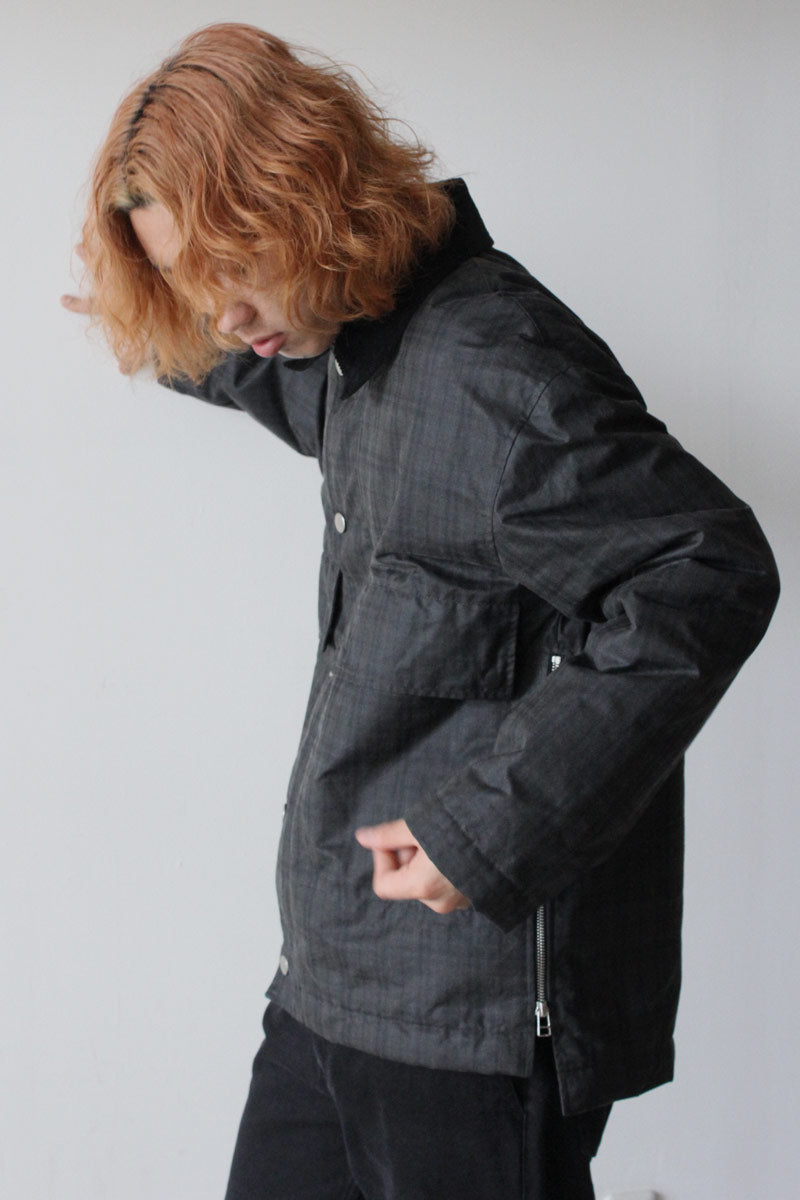 SCHNAYDERMAN'S | WAXED JACKET / BLACK オイルドジップジャケット – STOCK