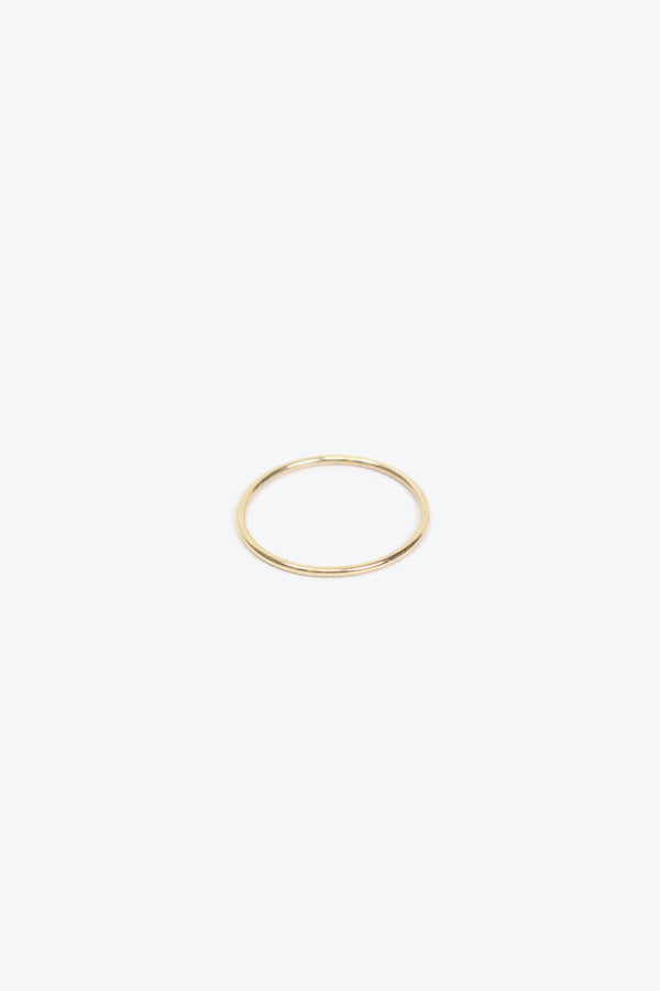 SUBTLE BAND RING / 14K ROSE GOLD 